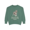 Miniature Schnauzer Mom Sweatshirt, Light Green, front view
