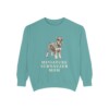 Miniature Schnauzer Mom Sweatshirt, Seafoam, front view