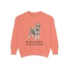 Miniature Schnauzer Sweatshirt, Terracotta, front view