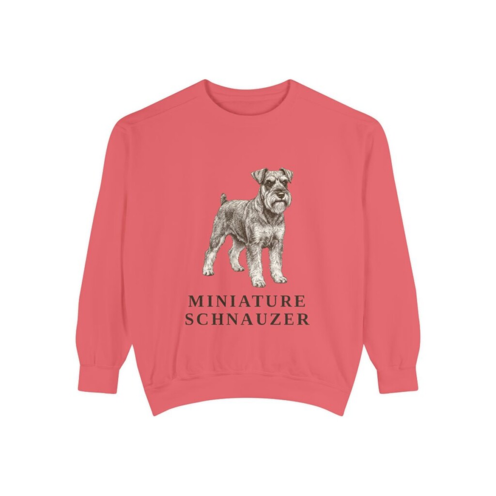 Miniature Schnauzer Sweatshirt, Watermelon, front view