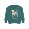 Morkie Sweatshirt, Blue Spruce, front view