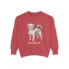 Morkie Sweatshirt, Crimson, front view