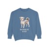 Morkie Dad Sweatshirt, Blue Jean, front view