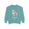 Morkie Dad Sweatshirt, Seafoam, front view