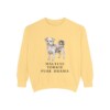 Morkie Humor Sweatshirt, Butter, front view