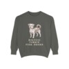 Morkie Humor Sweatshirt, Pepper, front view