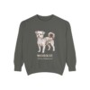 Morkie Latin Sweatshirt, Pepper, front view