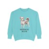 morkie-sweatshirt-mom-chalky-mint Morkie Mom Sweatshirt, Chalky Mint, front view
