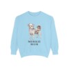 morkie-sweatshirt-mom-chambray Morkie Mom Sweatshirt, Chambray, front view