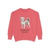 morkie-sweatshirt-mom-watermelon Morkie Mom Sweatshirt, Watermelon, front view