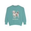 Morkie Sweatshirt, Seafoam, front view