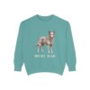 Mudi Dad Sweatshirt, Seafoam, front view