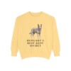 Mudi Humor Sweatshirt, Butter, front view