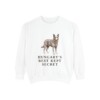 Mudi Humor Sweatshirt, White, front view