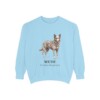Mudi Latin Sweatshirt, Chambray, front view