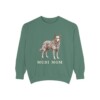 Mudi Mom Sweatshirt, Light Green, front view