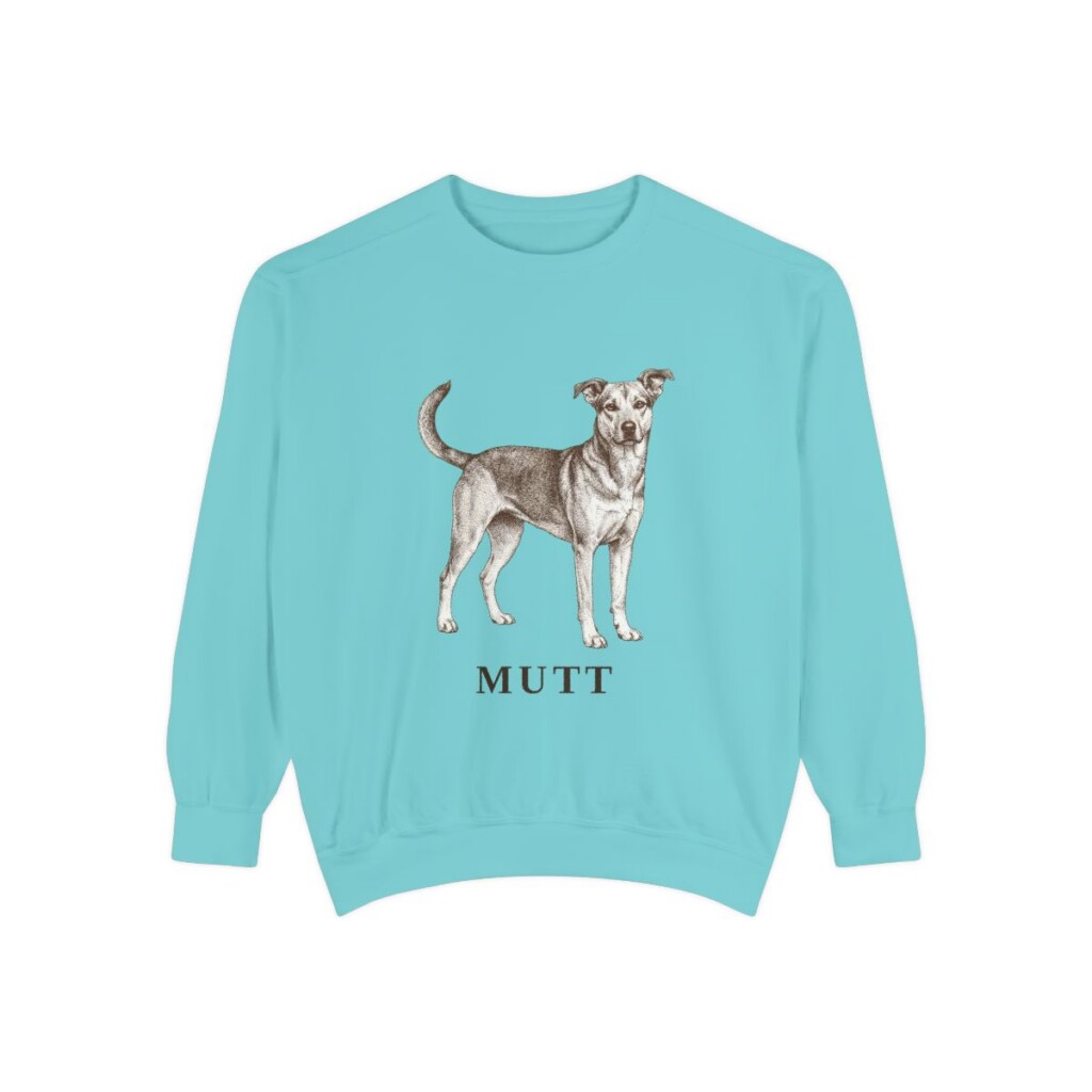Mutt Sweatshirt, Chalky Mint, front view