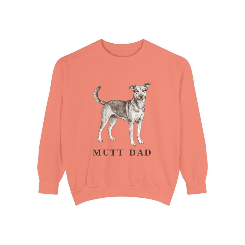 Mutt Dad Sweatshirt, Terracotta, front view