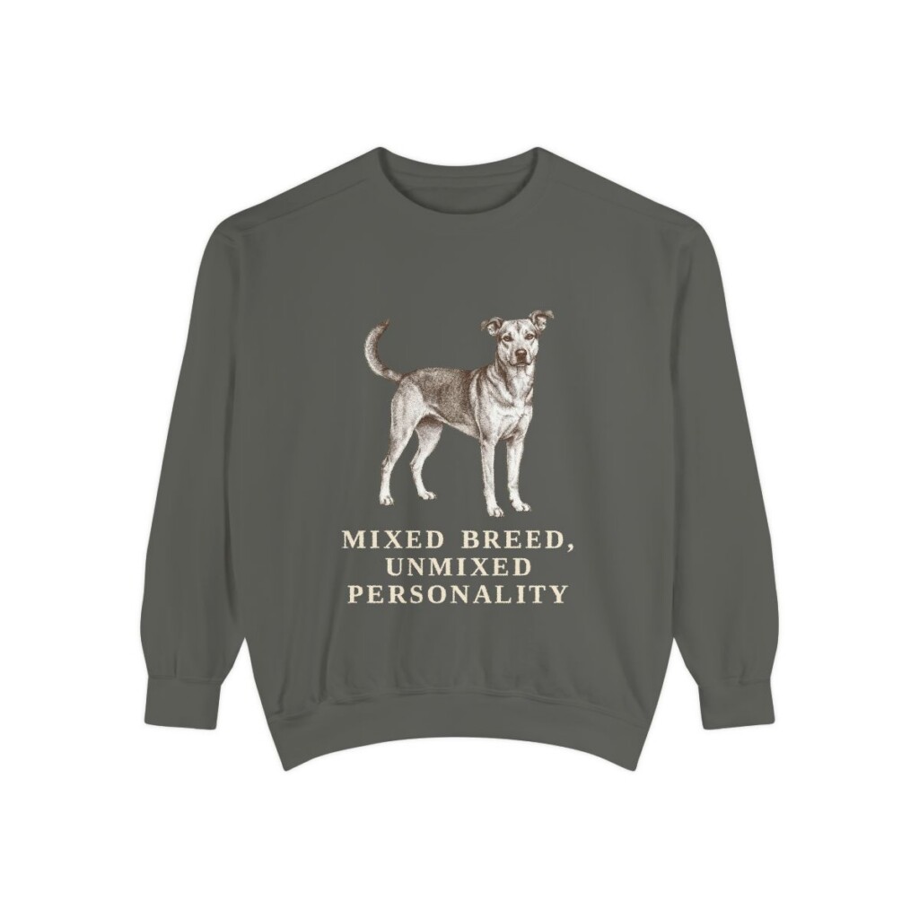 Mutt Humor Sweatshirt, Pepper, front view