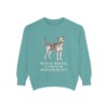 Mutt Humor Sweatshirt, Seafoam, front view