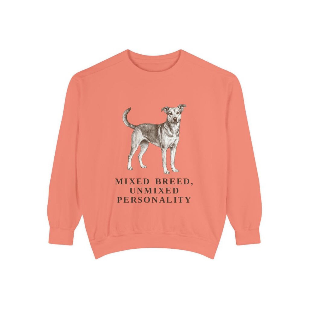 Mutt Humor Sweatshirt, Terracotta, front view