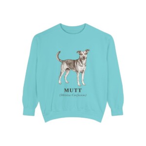 Mutt Latin Sweatshirt, Chalky Mint, front view