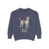 Mutt Mom Sweatshirt, Denim, front view
