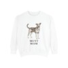 Mutt Mom Sweatshirt, White, front view