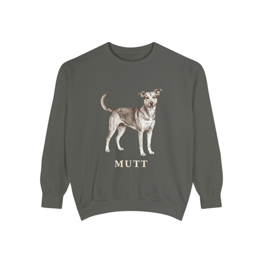 Mutt Sweatshirt, Pepper, front view