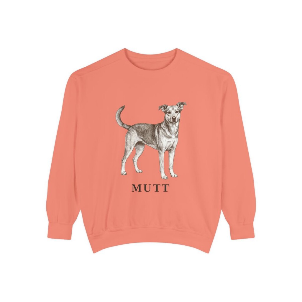 Mutt Sweatshirt, Terracotta, front view