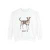 Mutt Sweatshirt, White, front view