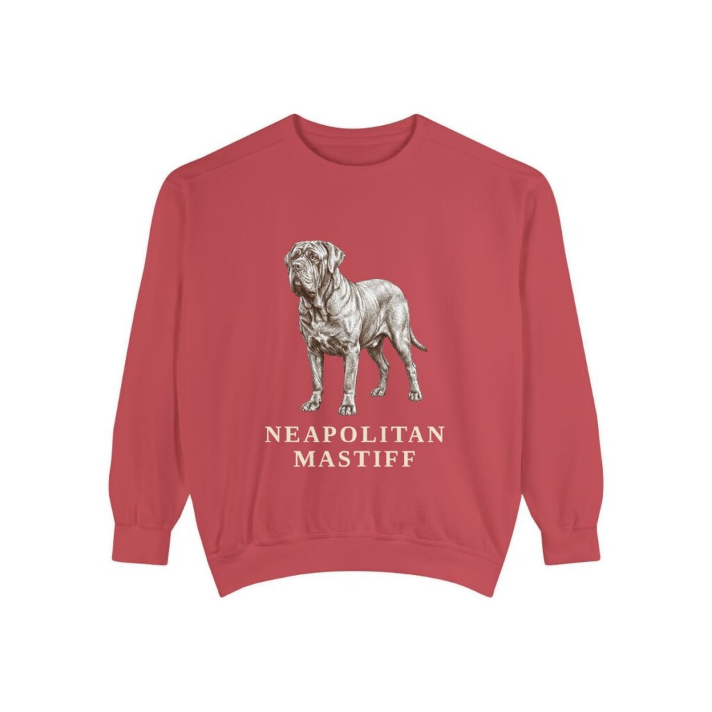 Neapolitan Mastiff Sweatshirt, Crimson, front view