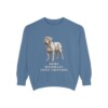 Neapolitan Mastiff Humor Sweatshirt, Blue Jean, front view