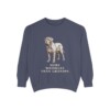 Neapolitan Mastiff Humor Sweatshirt, Denim, front view