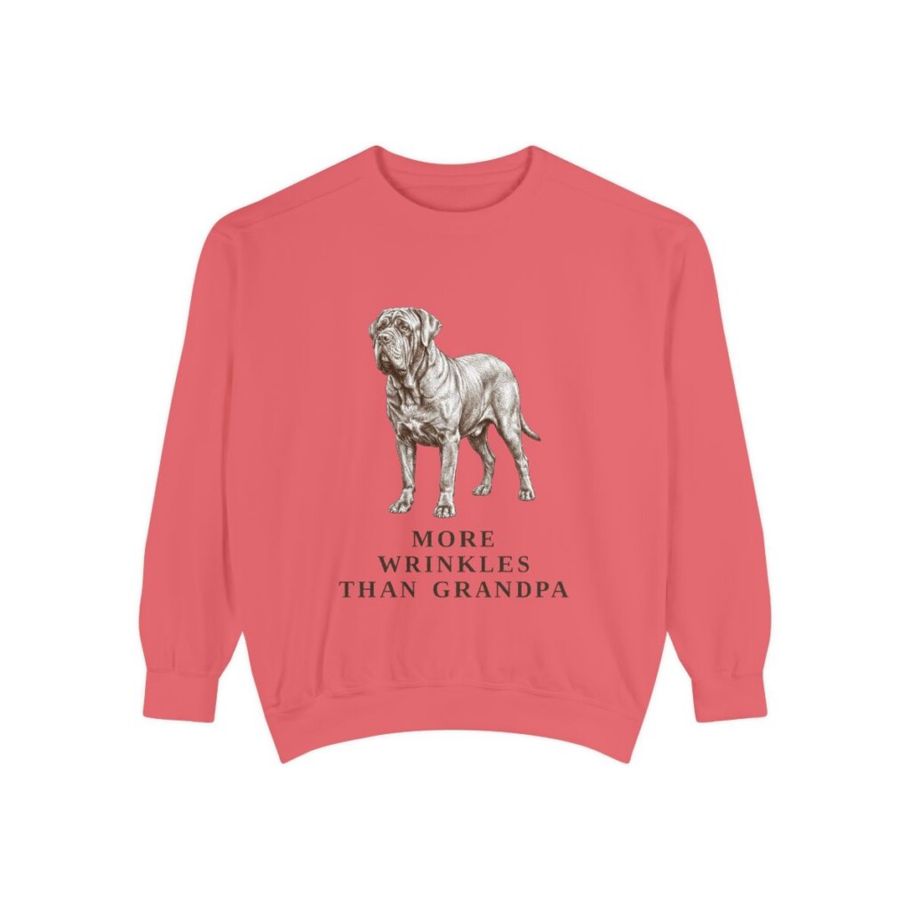 Neapolitan Mastiff Humor Sweatshirt, Watermelon, front view