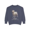 neapolitan-mastiff-sweatshirt-latin-denim Neapolitan Mastiff Latin Sweatshirt, Denim, front view