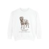 neapolitan-mastiff-sweatshirt-latin-white Neapolitan Mastiff Latin Sweatshirt, White, front view