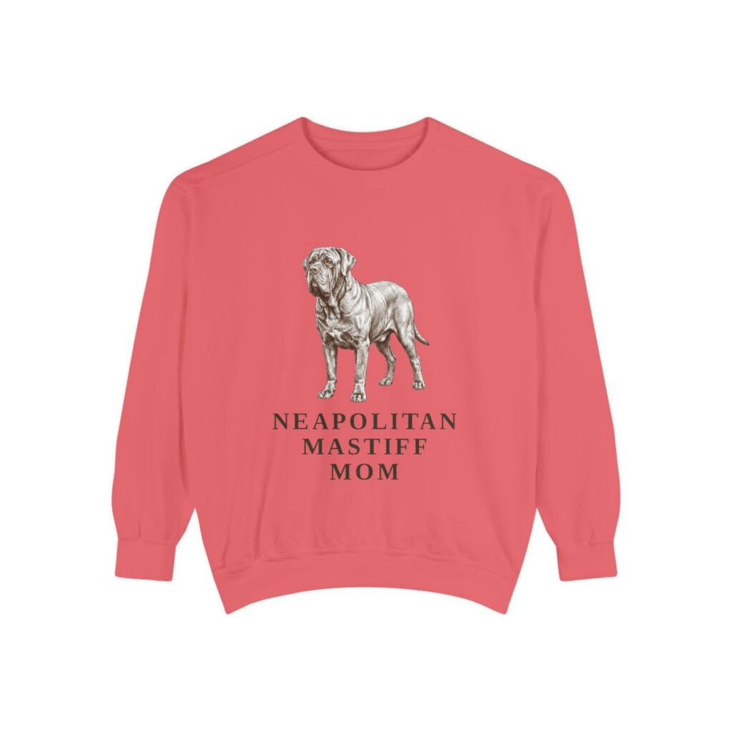 Neapolitan Mastiff Mom Sweatshirt, Watermelon, front view