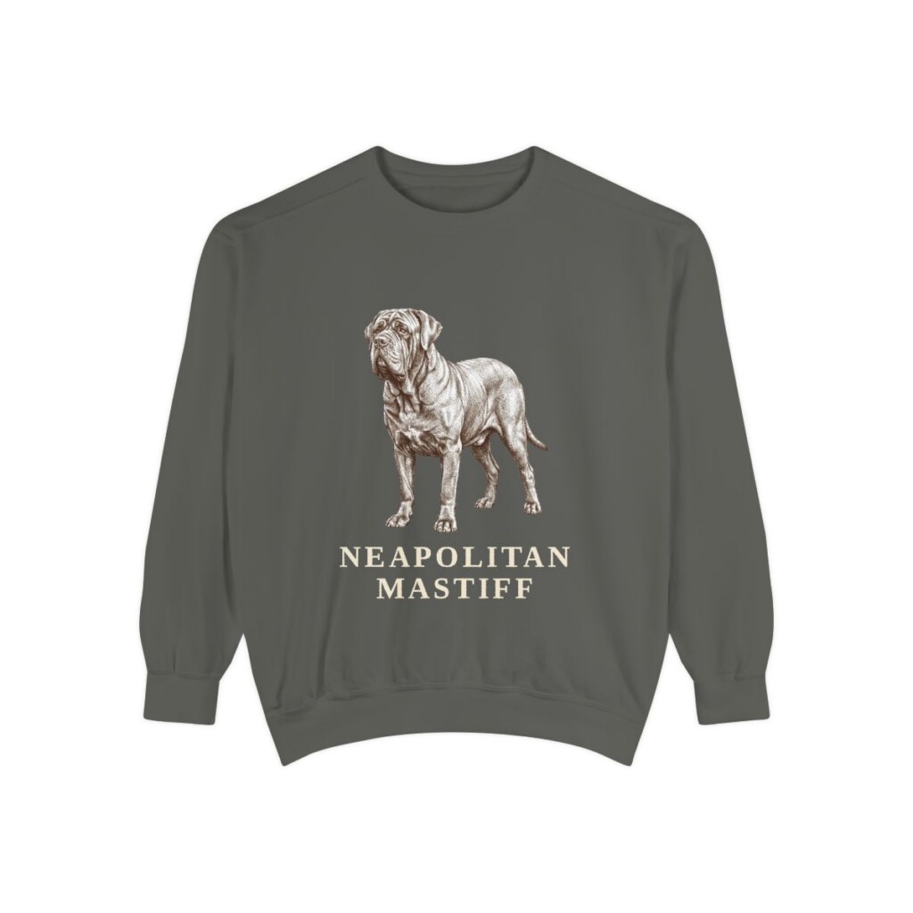 Neapolitan Mastiff Sweatshirt, Pepper, front view