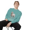 Neapolitan Mastiff Sweatshirt, Seafoam, person 1 context