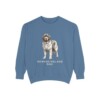 Newfoundland Dog Sweatshirt, Blue Jean, front view