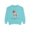Newfoundland Dog Sweatshirt, Chalky Mint, front view