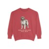 Newfoundland Dog Dad Sweatshirt, Crimson, front view