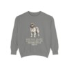 newfoundland-dog-sweatshirt-humor-grey Newfoundland Dog Humor Sweatshirt, Grey, front view
