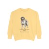 Newfoundland Dog Latin Sweatshirt, Butter, front view