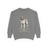 Newfoundland Dog Latin Sweatshirt, Grey, front view