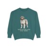 Newfoundland Dog Mom Sweatshirt, Blue Spruce, front view