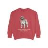 Newfoundland Dog Mom Sweatshirt, Crimson, front view