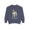 Newfoundland Dog Mom Sweatshirt, Denim, front view