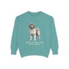 Newfoundland Dog Mom Sweatshirt, Seafoam, front view